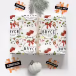 Personalised Adults Only Christmas Wrapping Paper - Well Hung