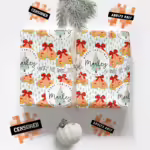 Personalised Adults Only Christmas Wrapping Paper - Tinsel T!ts