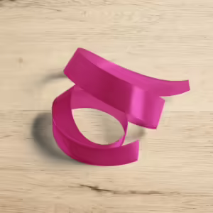 Satin Ribbon - Hot Pink