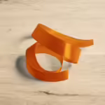 Satin Ribbon - Orange