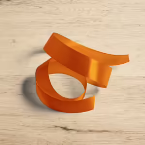 Satin Ribbon - Orange