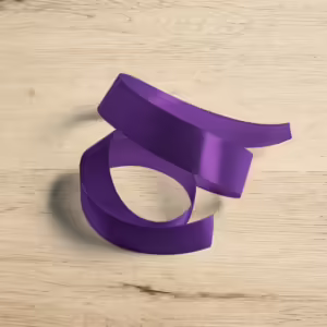 Satin Ribbon - Purple
