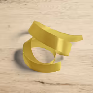 Satin Ribbon - Yellow