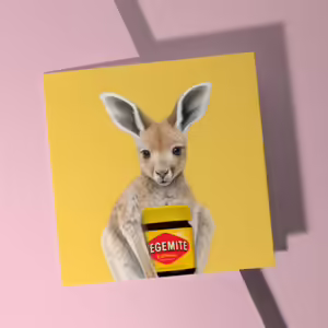 Greeting Card - Kangaroo