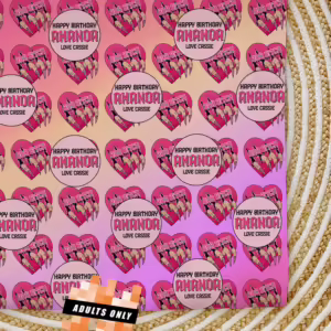 Custom Personalised Adults Only Wrapping Paper - Bad B!tch