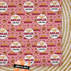 Custom Personalised Adults Only Wrapping Paper - C#nt Waffle
