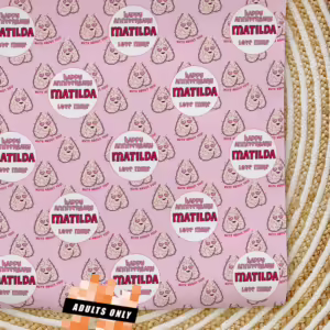 Custom Personalised Adults Only Wrapping Paper - I'm Nuts About You