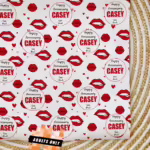 Custom Personalised Adults Only Wrapping Paper - Lips