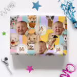 Custom Personalised Age Wrapping Paper - Aussie Faves