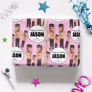 Adults Birthday Wrapping Paper - Hey There