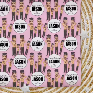 Adults Birthday Wrapping Paper - Hey There