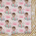 Kids Birthday Wrapping Photo Paper - Pastel Owls