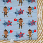 Kids Birthday Wrapping Photo Paper - Cheeky Monkey