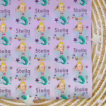 Kids Birthday Wrapping Photo Paper - Mermaid