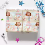 Kids Birthday Wrapping Photo Paper - Sweet Farmer