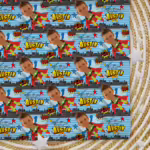 Kids Birthday Wrapping Photo Paper - Super Hero