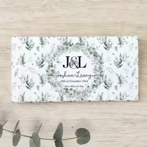 Custom Wedding Money Envelope Cards - Leafy
