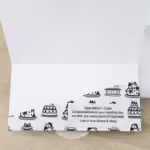 Custom Wedding Money Envelope Cards - Let's Eat Cake