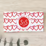 Custom Wedding Money Envelope Cards - Love Hearts