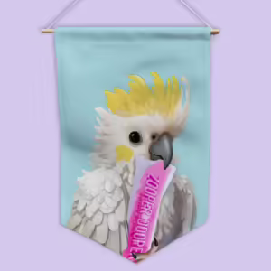 Canvas Wall Art Hanging - Cockatoo