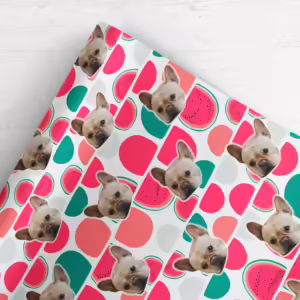 Photo Face Wrapping Paper - Watermelon