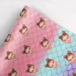 Photo Face Wrapping Paper - Mermaid