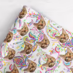 Photo Face Wrapping Paper - Royal