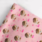Photo Face Wrapping Paper - Let's Flamingle