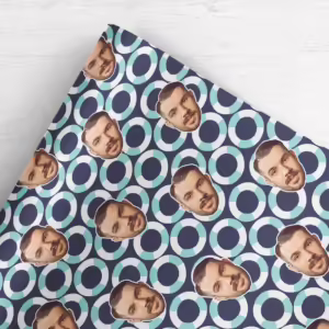 Photo Face Wrapping Paper - Rescued