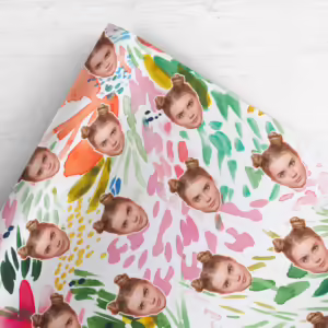 Photo Face Wrapping Paper - Wildflowers