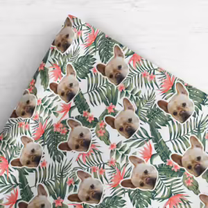 Photo Face Wrapping Paper - Tropical Vibes