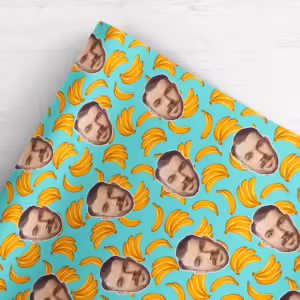 Photo Face Wrapping Paper - That's Bananas