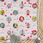 Christmas Wrapping Paper - Aussie Christmas Pink