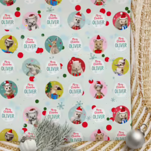 Christmas Wrapping Paper - Aussie Christmas Blue
