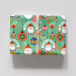 Christmas Wrapping Paper - Santa Claus