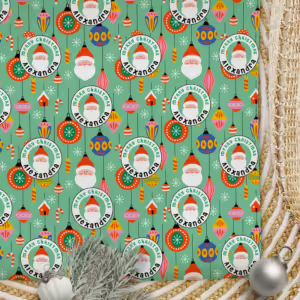 Christmas Wrapping Paper - Santa Claus