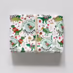 Christmas Wrapping Paper - Christmas Dinosaurs