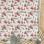 Personalised Christmas Wrapping Paper - Santa's Train