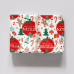Personalised Christmas Wrapping Paper - Christmas Medley