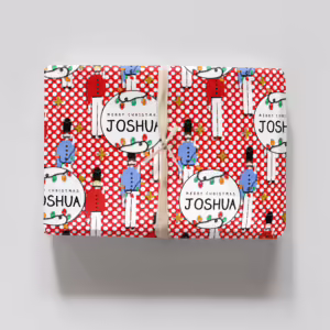 Personalised Christmas Wrapping Paper - Soldiers