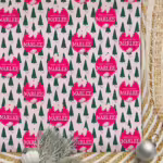 Personalised Christmas Wrapping Paper - Pretty Christmas Trees