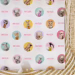 Kids Custom Wrapping Paper - Aussie Faves Pink