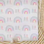 Custom Kids Wrapping Paper - Rainbow Rainbow Pinks