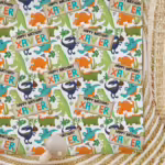 Custom Kids Birthday Wrapping Paper - Dinosaur Stomp