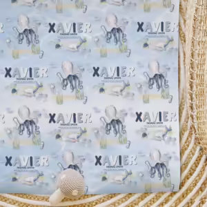 Custom Kids Wrapping Paper - Whale Of A Time