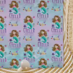 Custom Kids Wrapping Paper - Mini Mermaid