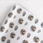 Photo Face Wrapping Paper - Clouds
