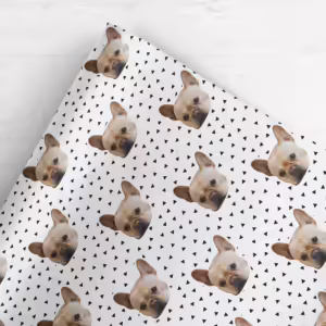 Photo Face Wrapping Paper - Triangles