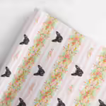 Photo Face Wrapping Paper - Stripes & Florals