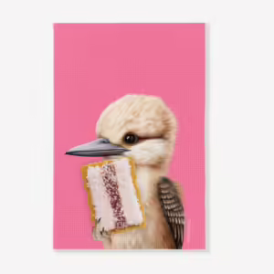 Aussie Animals Tea Towel - Kookaburra